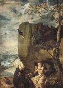Diego Velazquez St Anthony Abbot and St.paul the Hermit (df01) china oil painting artist